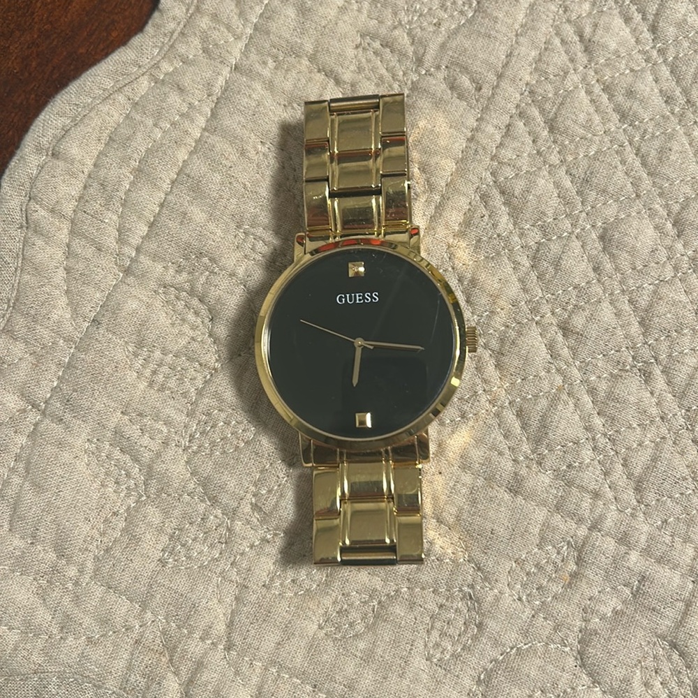 Gold Guess Watch men’s
